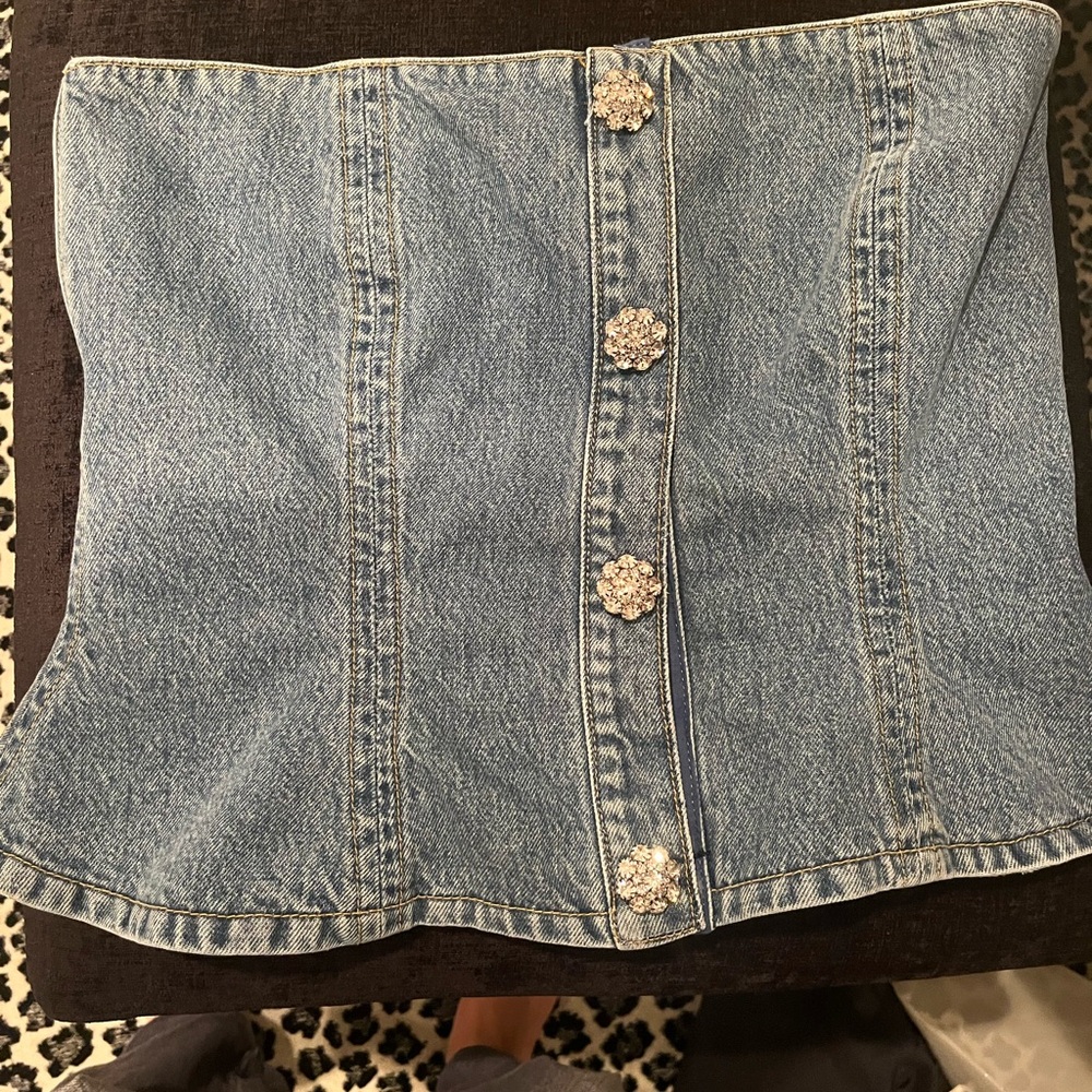 Denim top